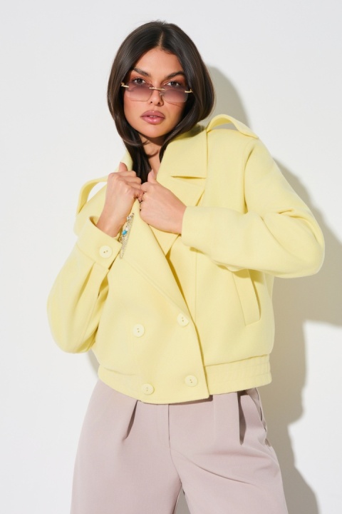 DWURZĘDOWA KURTKA Z BROSZKĄ