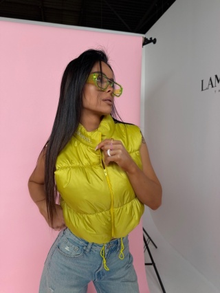 Kamizelka CLEAR limonka LA MANUEL