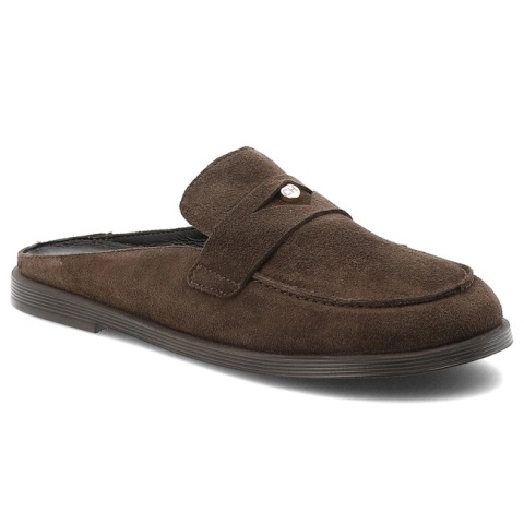 Klapki damskie Chebello czekoladowa