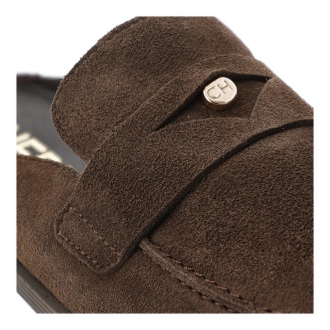 Klapki damskie Chebello czekoladowa