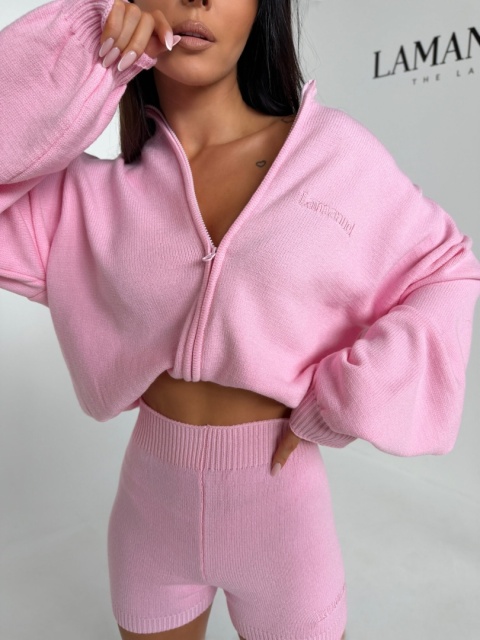 Komplet SOCIAL różowyLA MANUEL