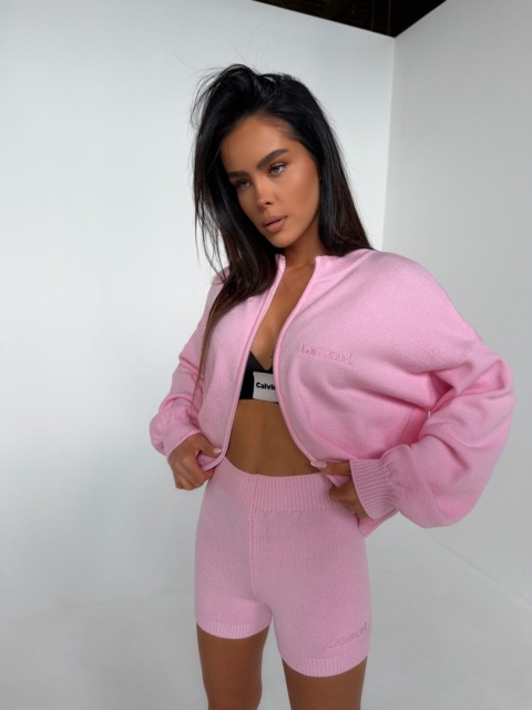 Komplet SOCIAL różowyLA MANUEL