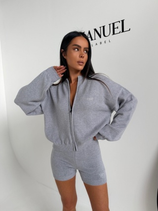 Komplet SOCIAL szary LA MANUEL