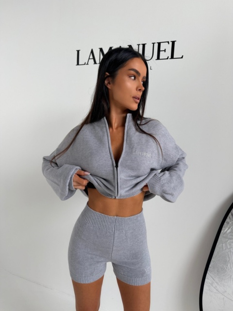 Komplet SOCIAL szary LA MANUEL