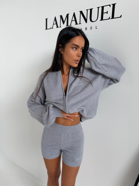 Komplet SOCIAL szary LA MANUEL