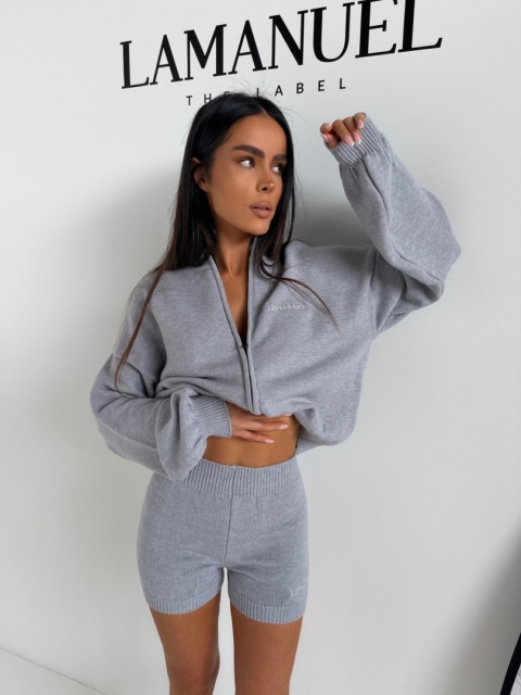 Komplet SOCIAL szary LA MANUEL