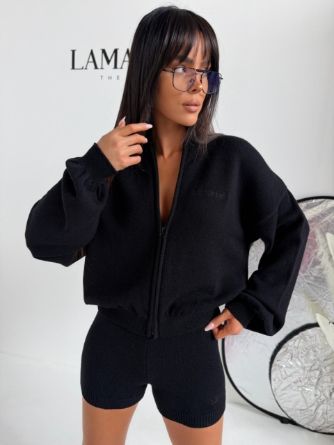 Komplet SOCIAL czarny LA MANUEL