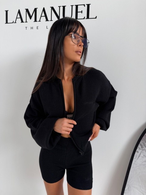 Komplet SOCIAL czarny LA MANUEL