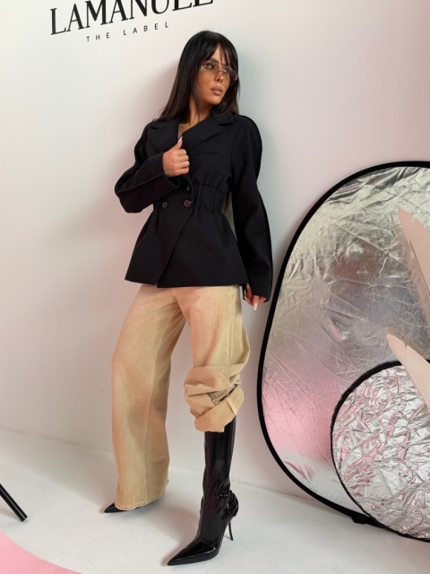 Marynarka DRAMA czarna LA MANUEL