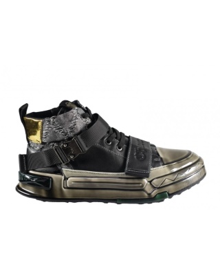 Męskie sneakersy za kostkę JOHN DOUBARE - CC5881 czarny