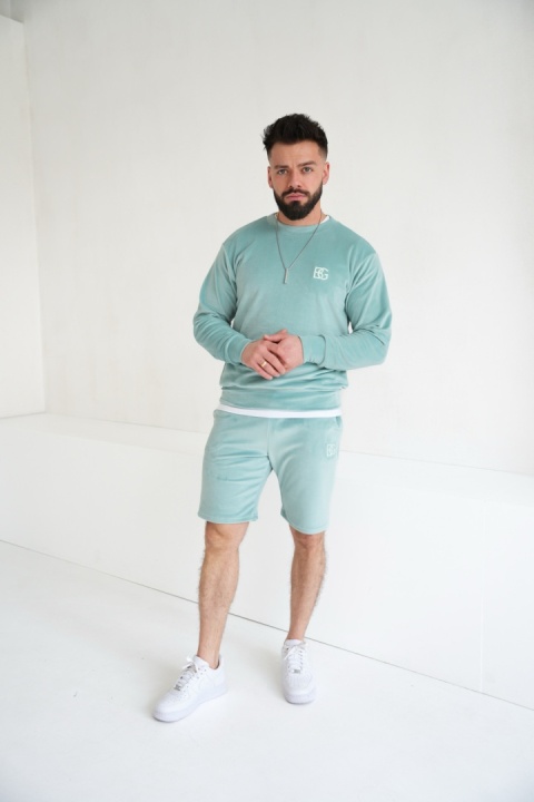 BLUZA MĘSKA WELUROWA BG BASS | SZAŁWIA
