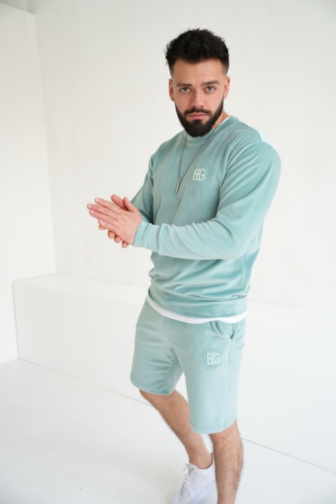 BLUZA MĘSKA WELUROWA BG BASS | SZAŁWIA