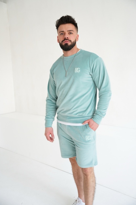 BLUZA MĘSKA WELUROWA BG BASS | SZAŁWIA