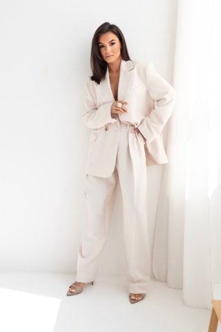 SPODNIE AMELIA BEŻOWE Sempre