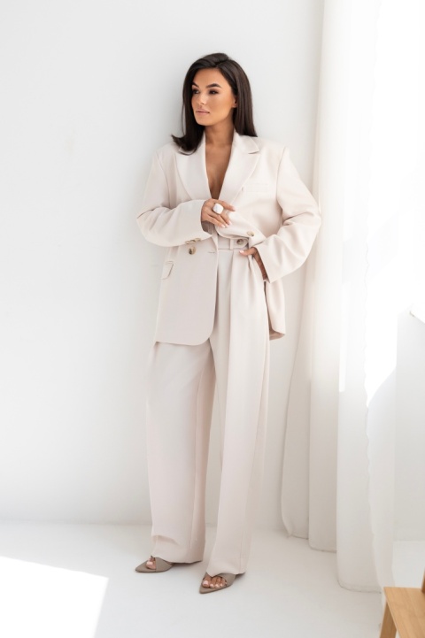 SPODNIE AMELIA BEŻOWE Sempre