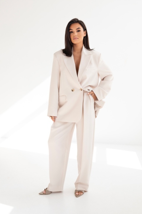 SPODNIE AMELIA BEŻOWE Sempre