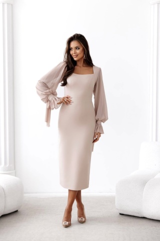 Sukienka Gianna Lacoria kremowa