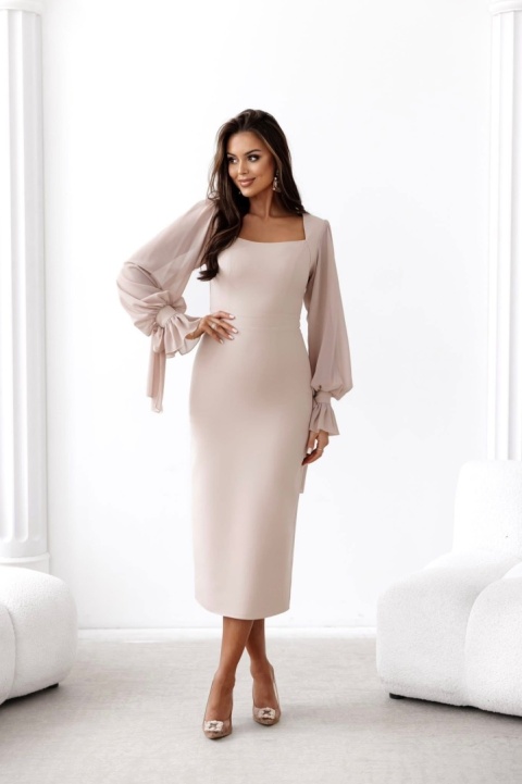 Sukienka Gianna Lacoria kremowa