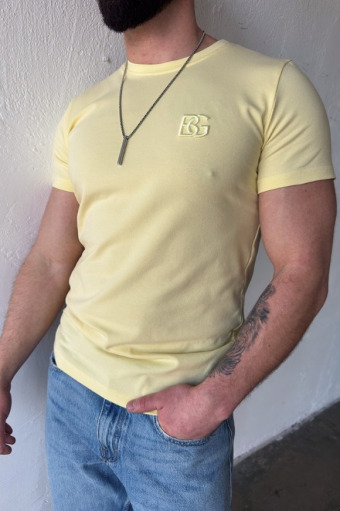 T-SHIRT MĘSKI BG BOND | BANANOWY