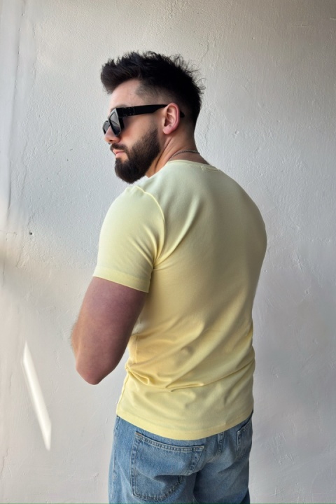 T-SHIRT MĘSKI BG BOND | BANANOWY