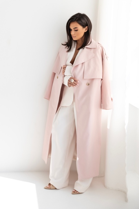 TRENCZ INES RÓŻOWY Sempre