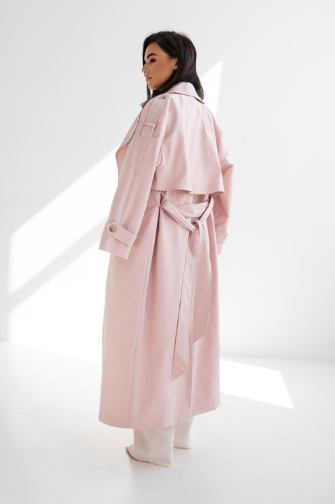 TRENCZ INES RÓŻOWY Sempre