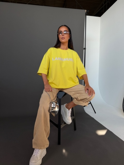 Tshirt BLANK żółty LA MANUEL