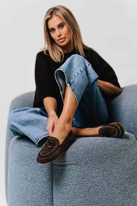 WELUROWE MOKASYNY 5941/015 KARINO