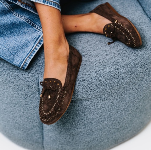 WELUROWE MOKASYNY 5941/015 KARINO