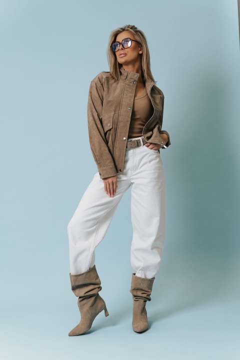 WIOSENNE KOZAKI beżowe 6068/001