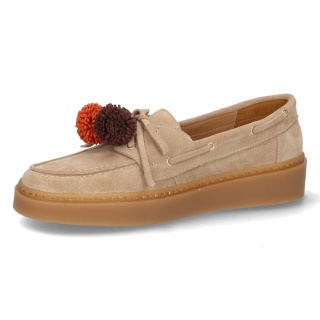 ZAMSZOWE MOKASYNY beżowa 5956/001 KARINO