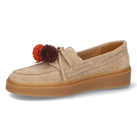 ZAMSZOWE MOKASYNY beżowa 5956/001 KARINO