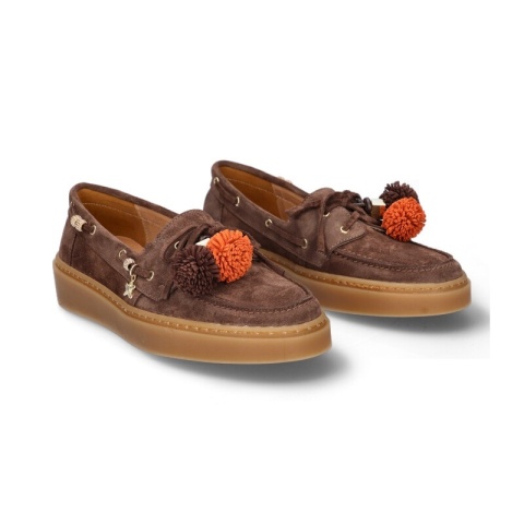 ZAMSZOWE MOKASYNY czekoladowe 5956/001 KARINO