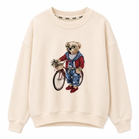Bluza NOODA Teddy – ecru