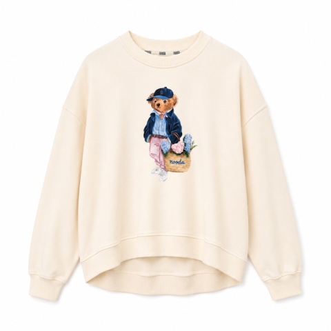 Bluza NOODA Teddy – ecru