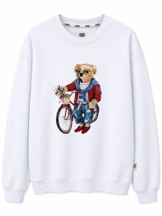 Bluza NOODA Teddy – jasno -niebieska