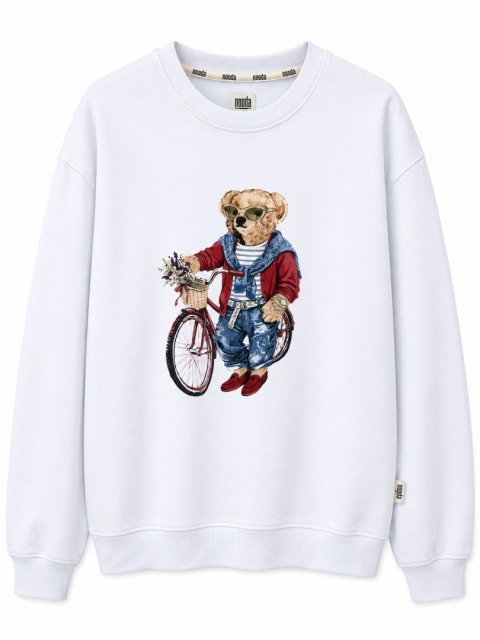 Bluza NOODA Teddy – jasno -niebieska