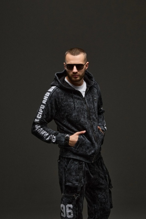 Komplet dresowy męski Cipo & Baxx CLR128