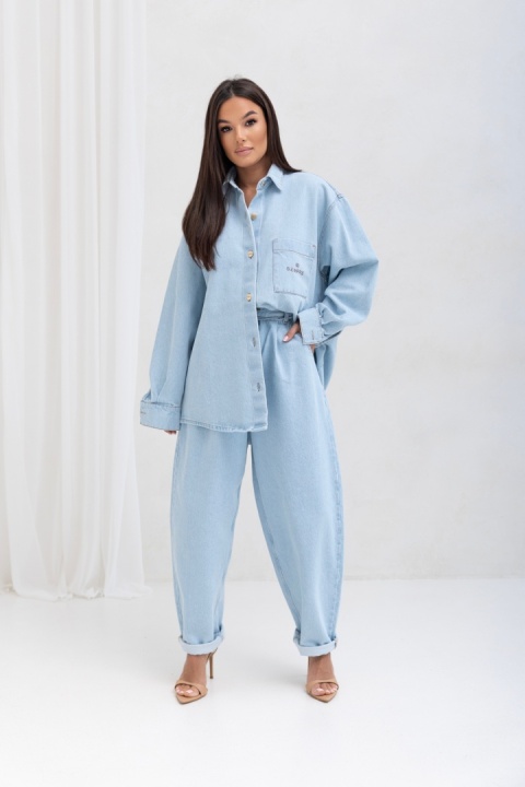 Koszula JEANS Baby blue