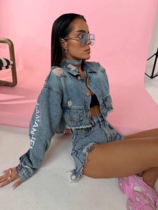 Kurtka NOSSA jeans LA MANUEL