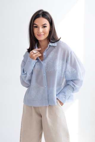 Koszula DEZZIE Niebieska