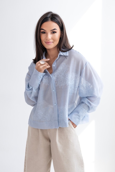 Koszula DEZZIE Niebieska