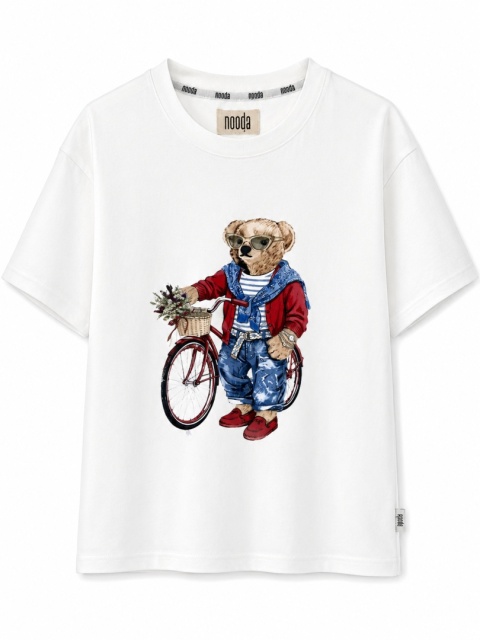 T-shirt Nooda z pieskiem