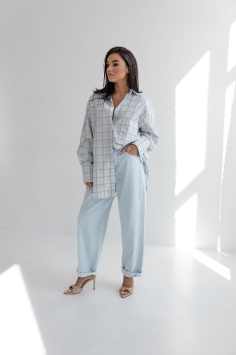 Spodnie JEANS NORA Jasny błękit