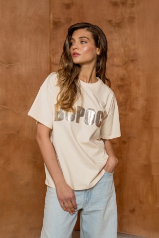 T-SHIRT BOPOCO CEKIN KOKOSOWY
