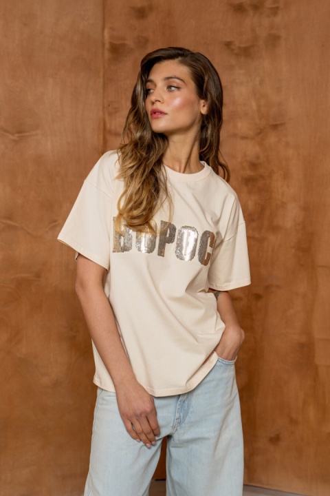 T-SHIRT BOPOCO CEKIN KOKOSOWY
