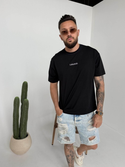 Tshirt PURE FORM czarny LA MANUEL