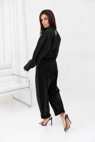 Spodnie JEANS czarne SEMPRE