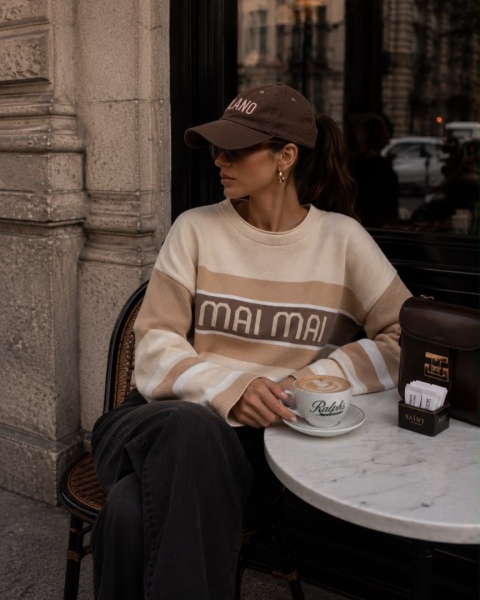 Sweter Cocomore MAI MAI – beżowy