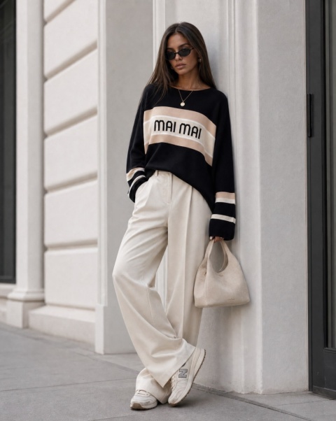 Sweter Cocomore MAI MAI – czarny